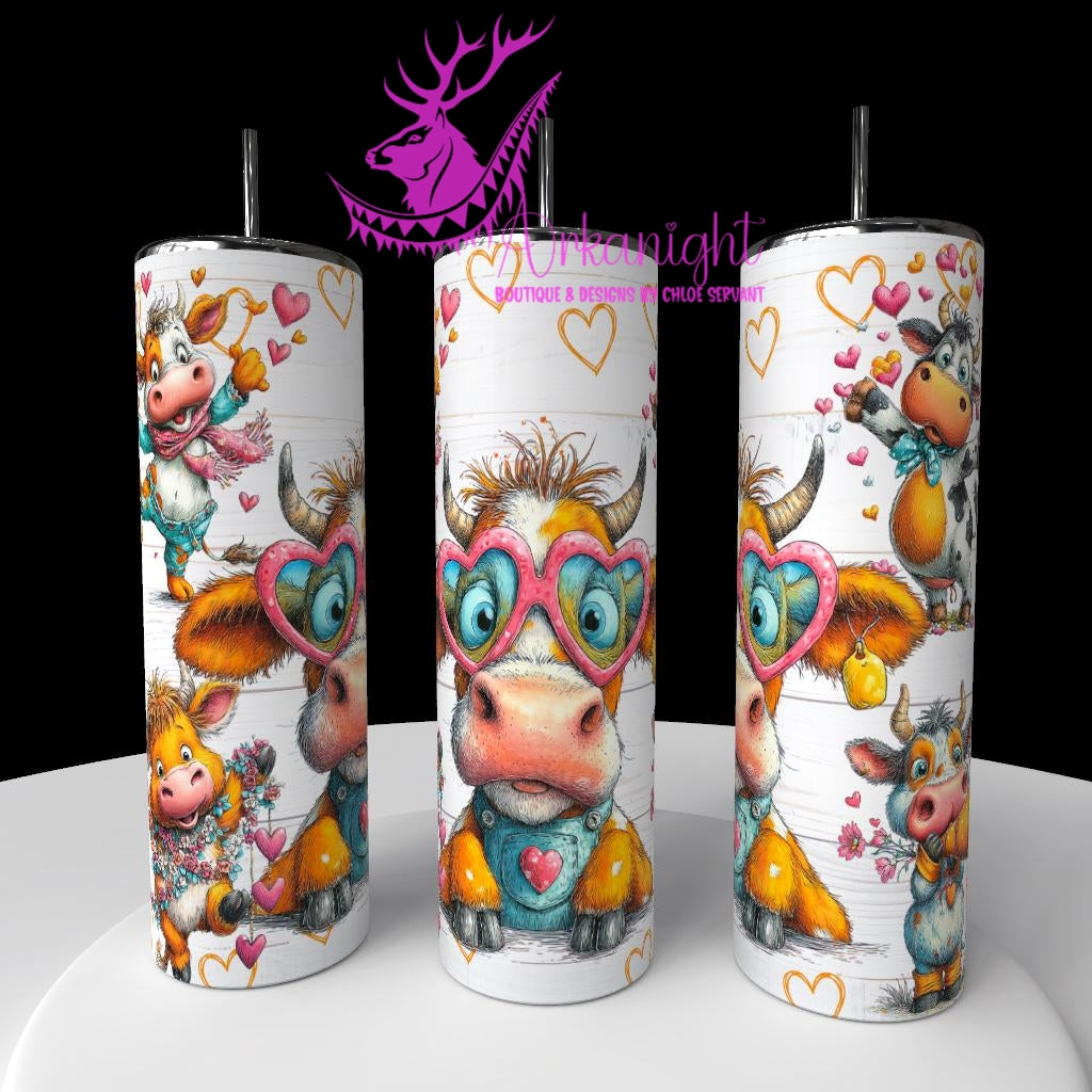 Gourde sur commande - Collection Saint-Valentin 2026 - Funny Cow
