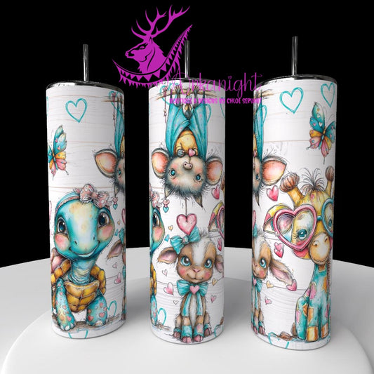 Numérique - Collection Saint-Valentin Vintage 2026 - Blue Truquoise Animals