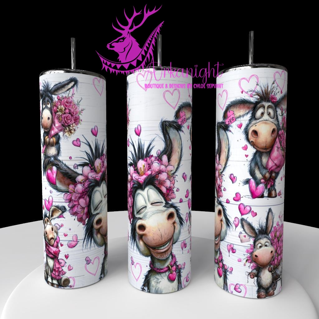 Gourde sur commande - Collection Saint-Valentin 2026 - Âne