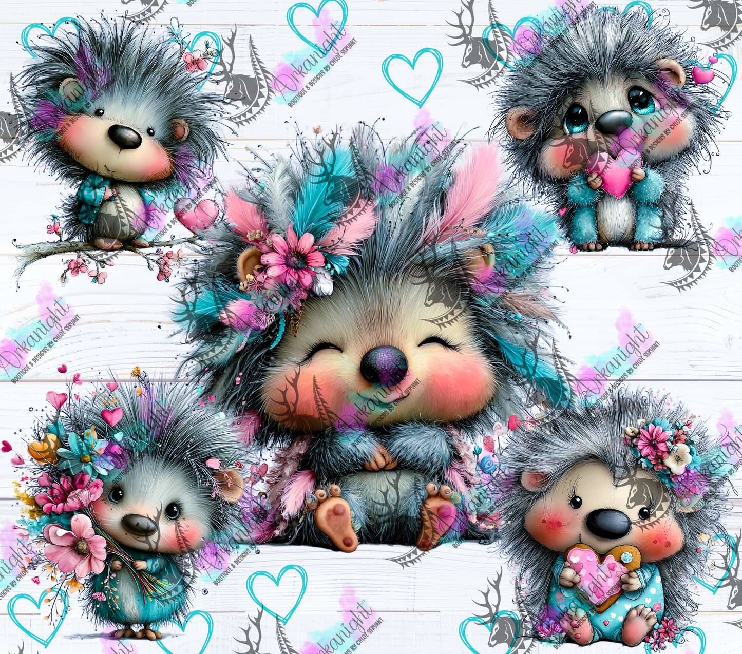 Numérique - Collection Saint-Valentin Vintage 2026 - Blue Hedgedog