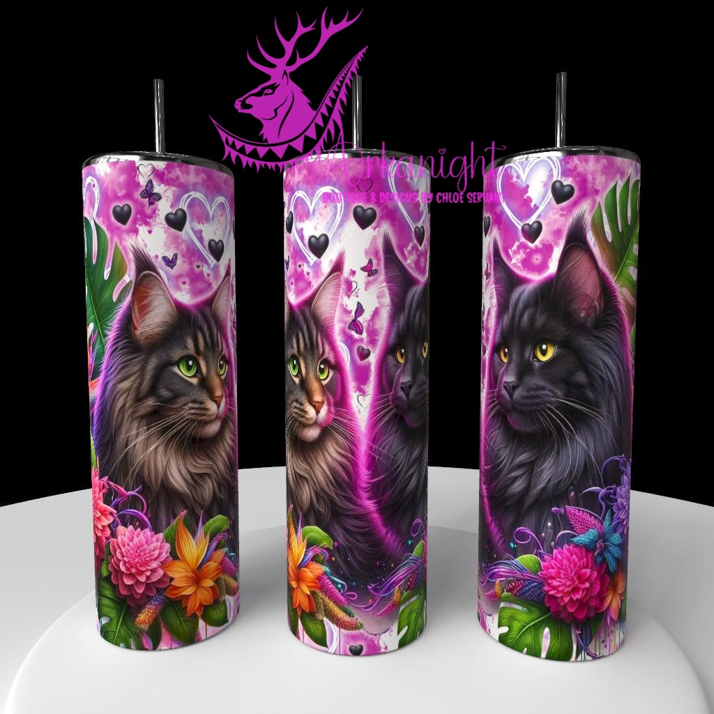 Gourde sur commande - Collection Saint-Valentin 2026 - Chats - 02