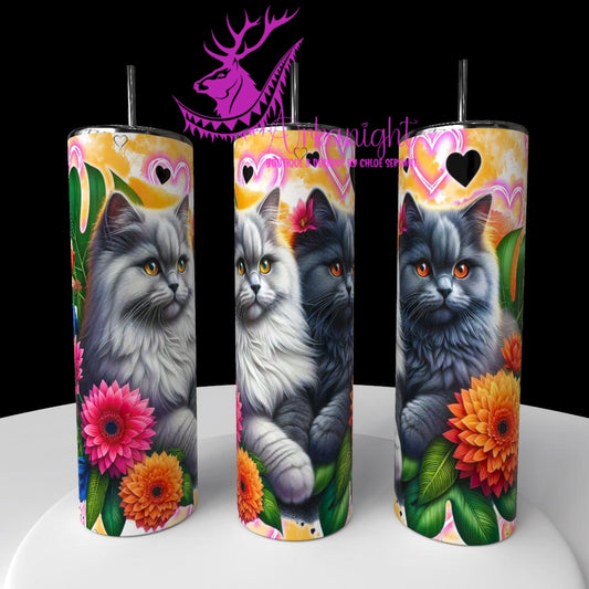 Gourde sur commande - Collection Saint-Valentin 2026 - Chats - 04