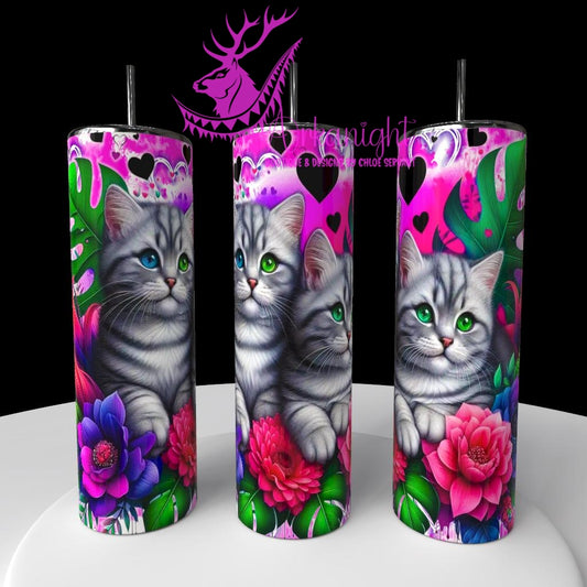 Gourde sur commande - Collection Saint-Valentin 2026 - Chats - 06