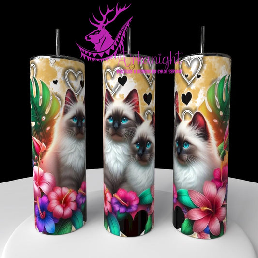 Gourde sur commande - Collection Saint-Valentin 2026 - Chats - 12