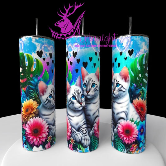 Gourde sur commande - Collection Saint-Valentin 2026 - Chats - 24