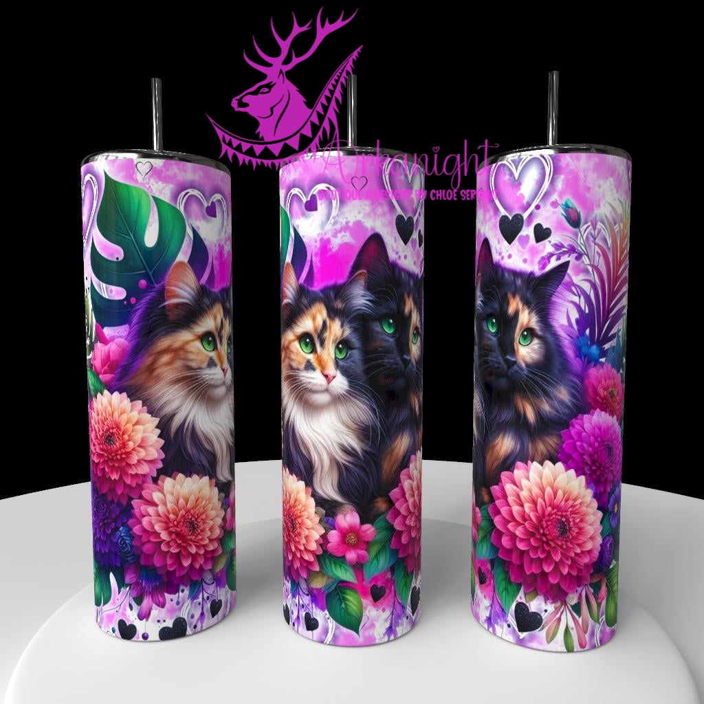 Gourde sur commande - Collection Saint-Valentin 2026 - Chats - 37