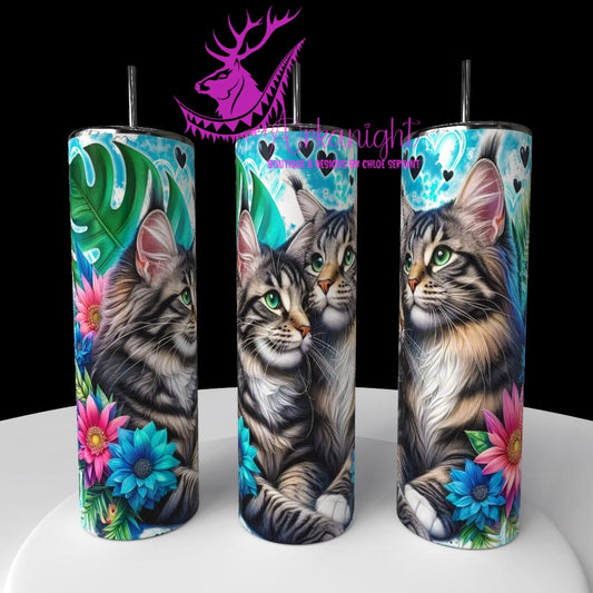 Gourde sur commande - Collection Saint-Valentin 2026 - Chats - 40