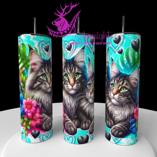 Gourde sur commande - Collection Saint-Valentin 2026 - Chats - 43