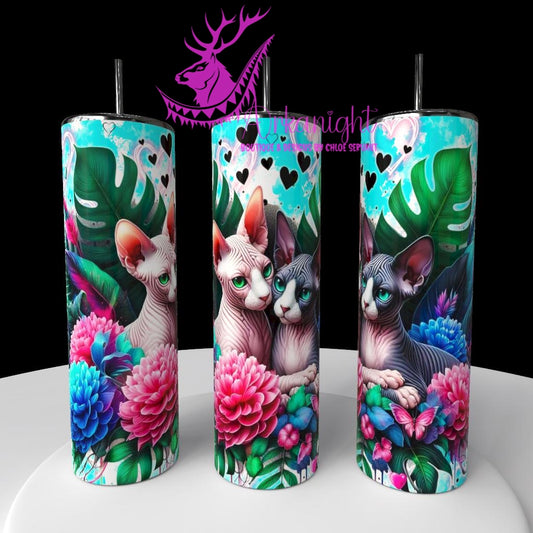 Gourde sur commande - Collection Saint-Valentin 2026 - Chats - 46
