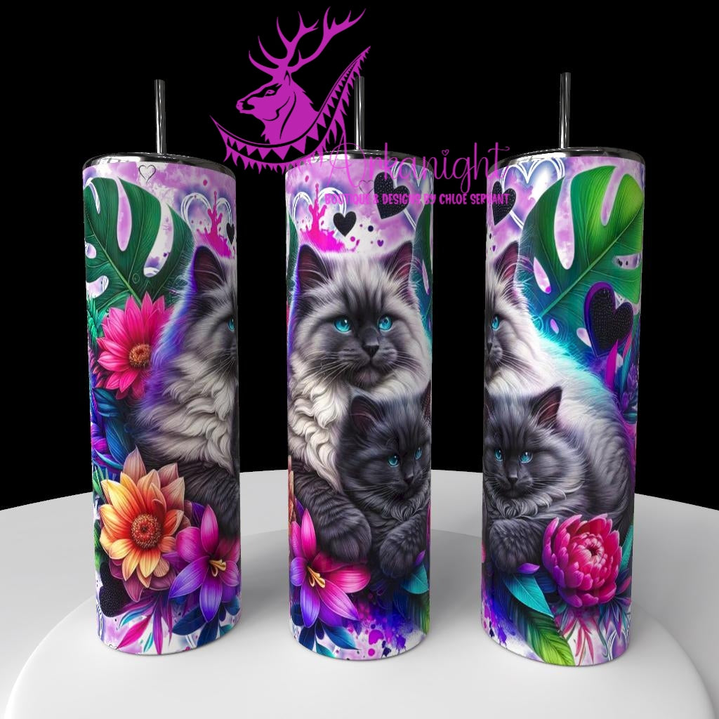 Gourde sur commande - Collection Saint-Valentin 2026 - Chats - 47