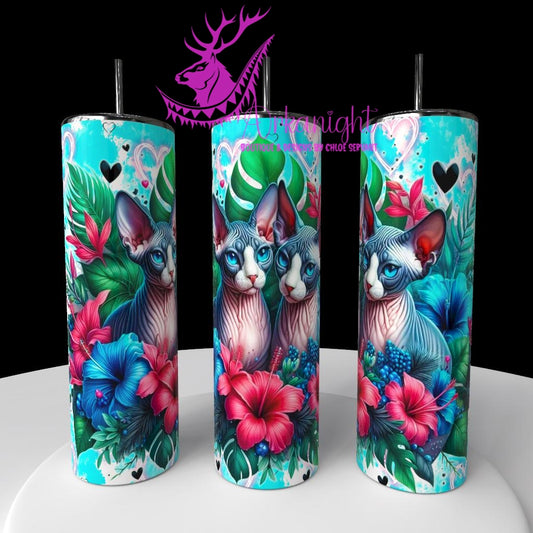 Gourde sur commande - Collection Saint-Valentin 2026 - Chats - 51