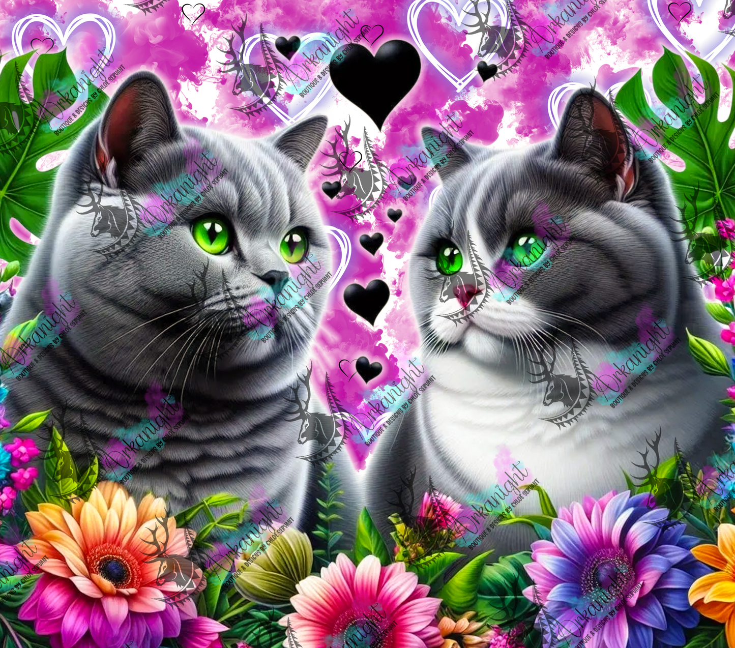 Numérique - Collection Saint-Valentin 2026 - Chats - 50