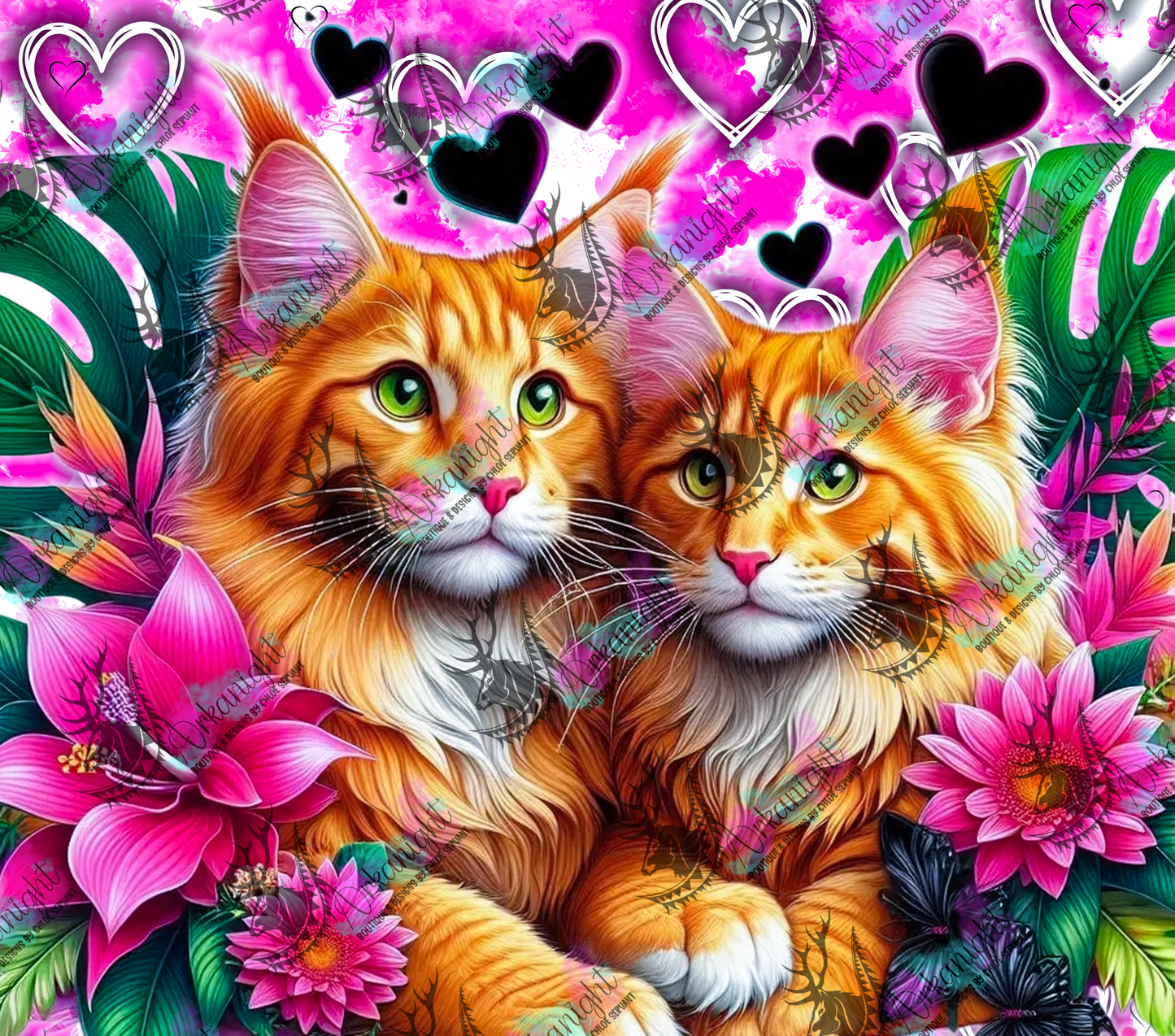 Numérique - Collection Saint-Valentin 2026 - Chats - 45