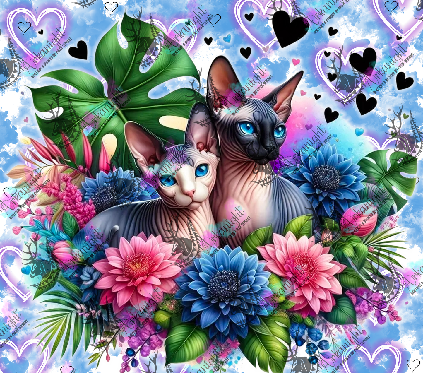 Numérique - Collection Saint-Valentin 2026 - Chats - 44
