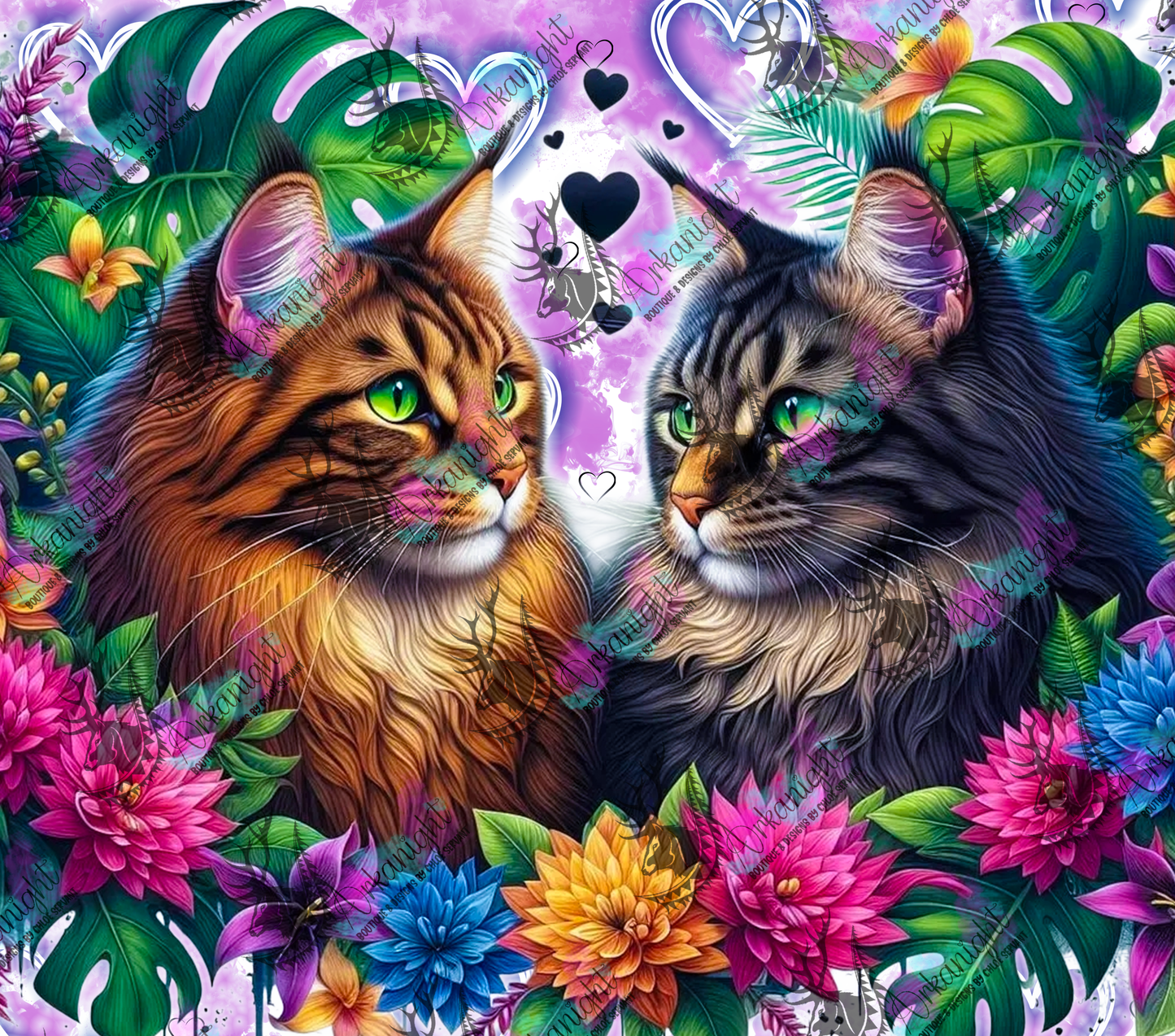 Numérique - Collection Saint-Valentin 2026 - Chats - 01