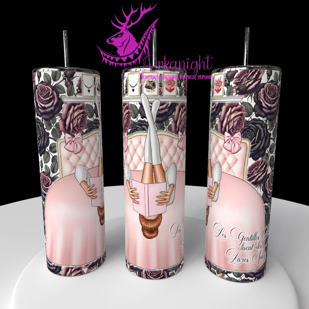 Gourde sur commande - Collection Lecture - Dark Romance 2026 - Good Girls read bad books - Rousse - 9 Choix variés