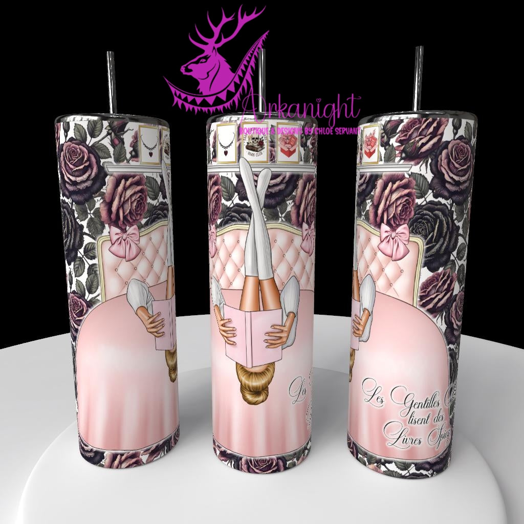 Gourde sur commande - Collection Lecture - Dark Romance 2026 - Good Girls read bad books - Blonde - 9 Choix variés