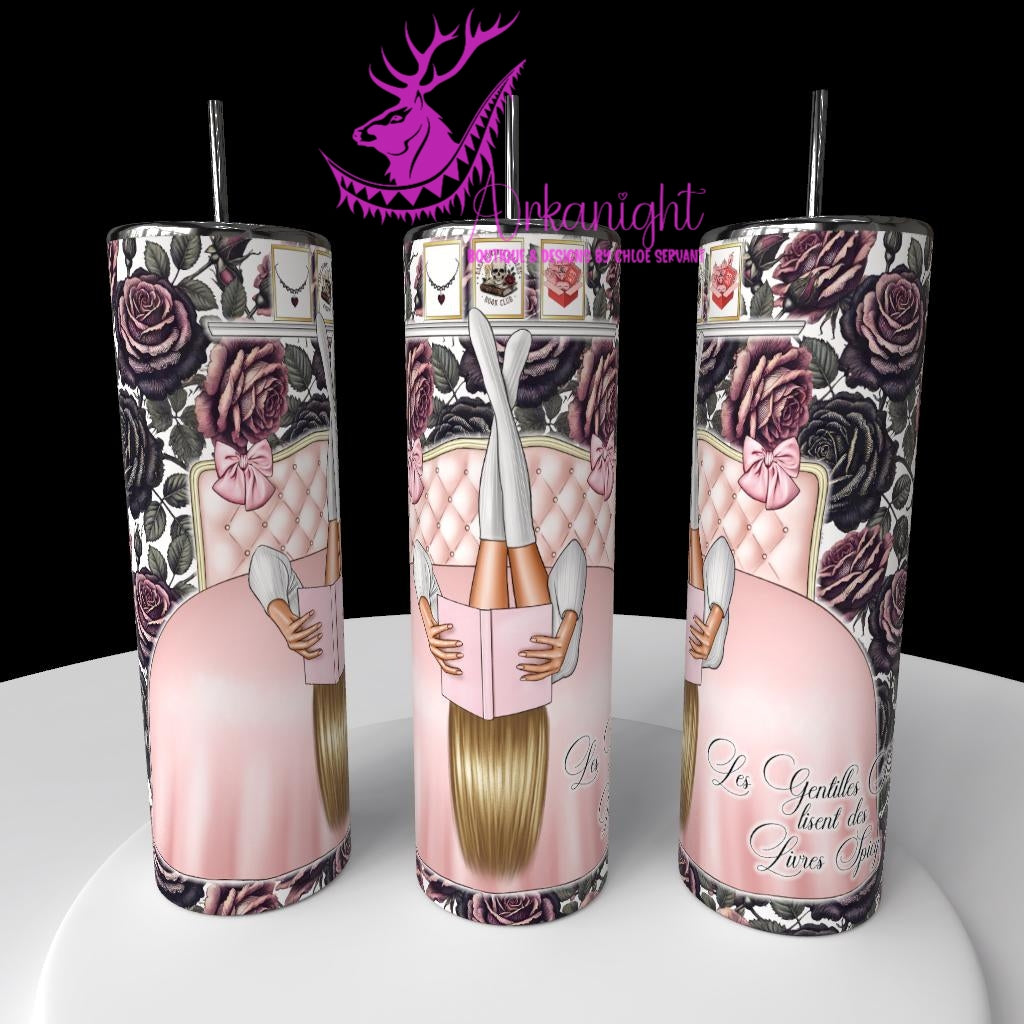 Gourde sur commande - Collection Lecture - Dark Romance 2026 - Good Girls read bad books - Blonde - 9 Choix variés