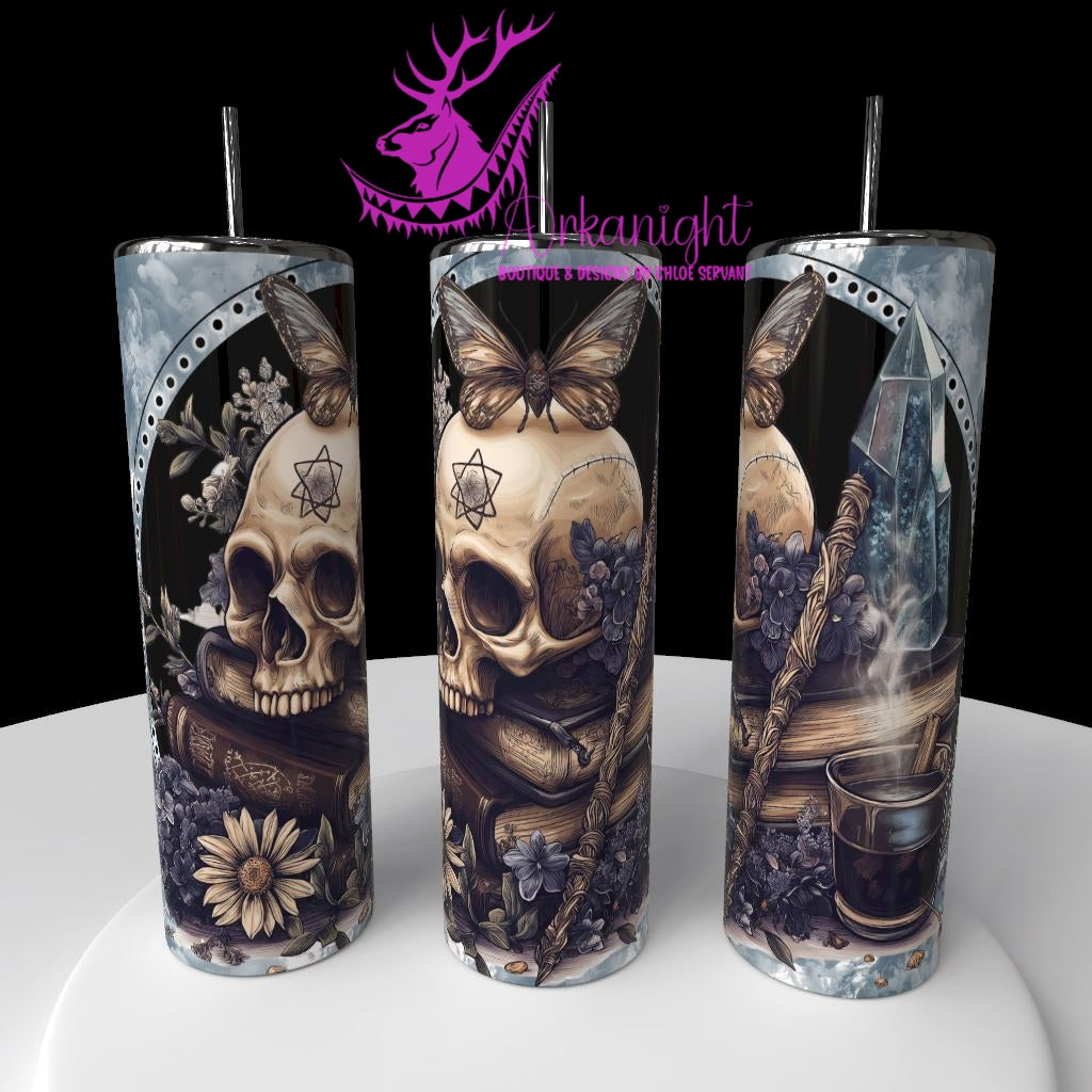 Gourde sur commande - Collection Lecture - Dark Romance 2026 - Carbure aux livres et au thé chaud - Choix Français,  Anglais ou Sans Écritures