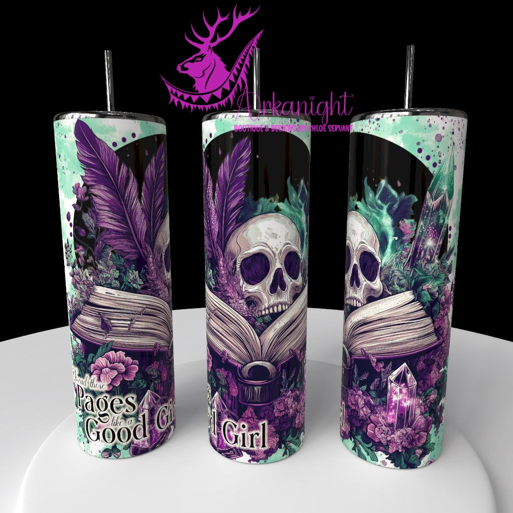 Gourde sur commande - Collection Lecture - Dark Romance 2026 - Écarte ses pages comme une gentille fille - 02 - Choix Français,  Anglais ou Sans Écritures