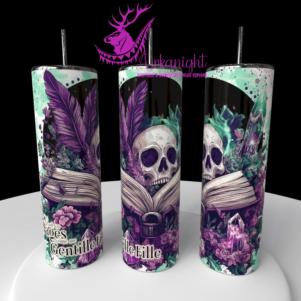 Gourde sur commande - Collection Lecture - Dark Romance 2026 - Écarte ses pages comme une gentille fille - 02 - Choix Français,  Anglais ou Sans Écritures