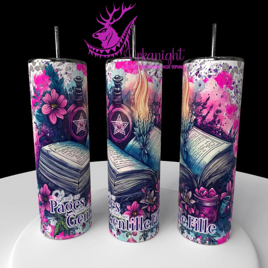 Gourde sur commande - Collection Lecture - Dark Romance 2026 - Écarte ses pages comme une gentille fille - 01 - Choix Français,  Anglais ou Sans Écritures