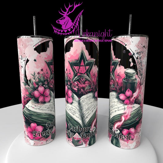 Gourde sur commande - Collection Lecture - Dark Romance 2026 - Carbure aux livre et à la fantaisie - 01 - Choix Français,  Anglais ou Sans Écritures