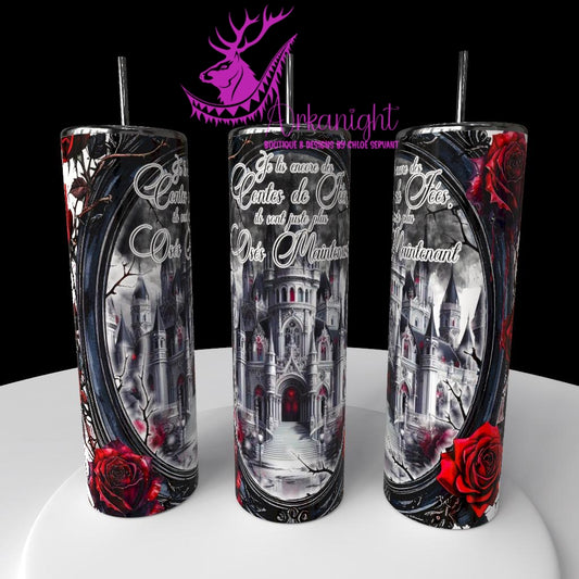 Gourde sur commande - Collection Lecture - Dark Romance 2026 - Je lis toujours des contes de fées , ils sont juste plus osés maintenant - Choix Français,  Anglais ou Sans Écritures