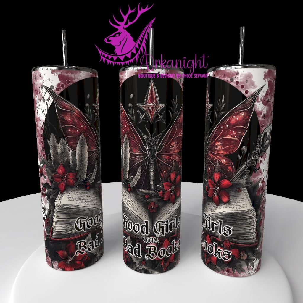 Gourde sur commande - Collection Lecture - Dark Romance 2026 - Good Girls read Bad Books - Choix Français,  Anglais ou Sans Écritures