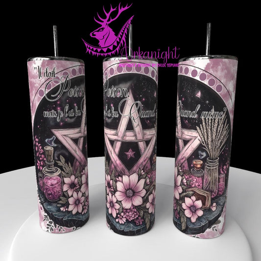 Gourde sur commande - Collection Lecture - Dark Romance 2026 - He was poison but i drank him anyway - Choix Français,  Anglais ou Sans Écritures