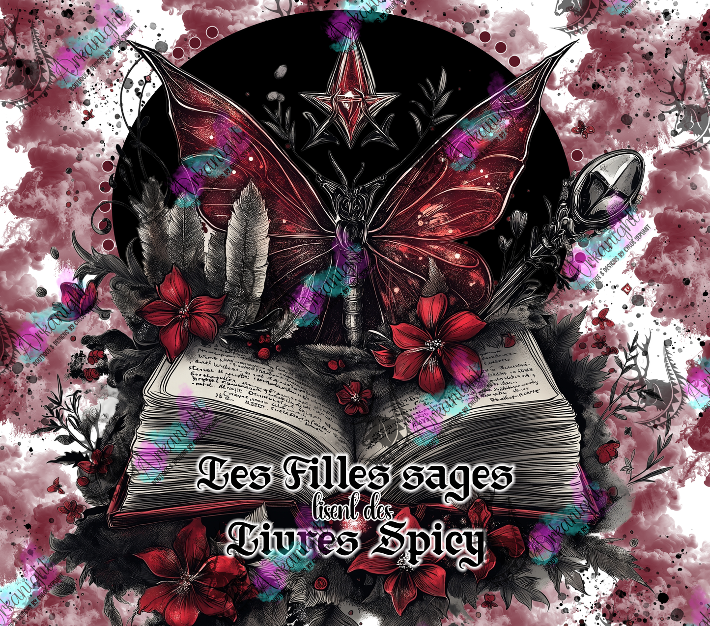 Numérique - Collection Lecture Dark Romance 2026 - Les filles sages lisent des livres spicy - Français, Anglais et sans Texte