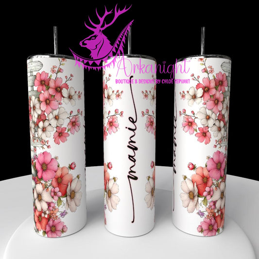 Gourde sur commande - Collection Fête des mères 2026 - Clôtures fleuries - Mamie