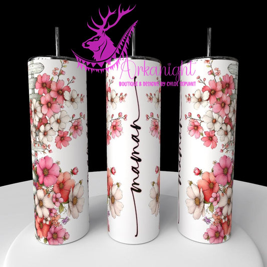 Gourde sur commande - Collection Fête des mères 2026 - Clôtures fleuries - Maman