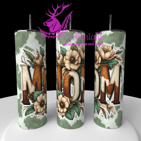 Gourde sur commande - Collection Fête des mères 2026 - Mom Western - Blanc et Sauge