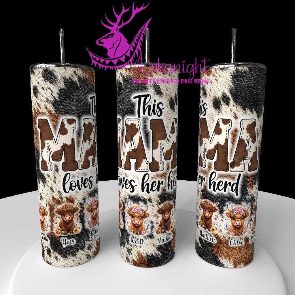 Gourde sur commande - Collection Fête des mères 2026 - Mama's Herd - 6 Enfants