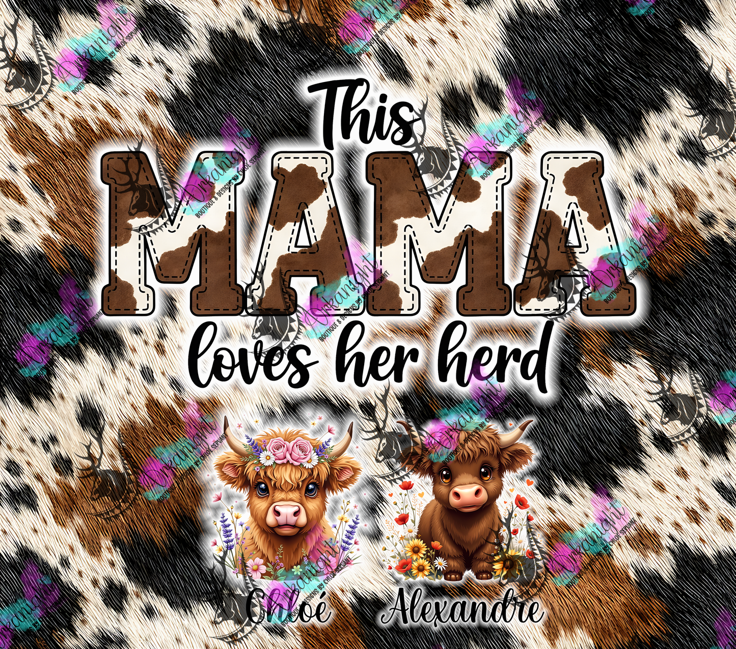 Numérique - Collection Fête des mères 2026 - Mama's Herds - Vierge , 1 à 6 enfants