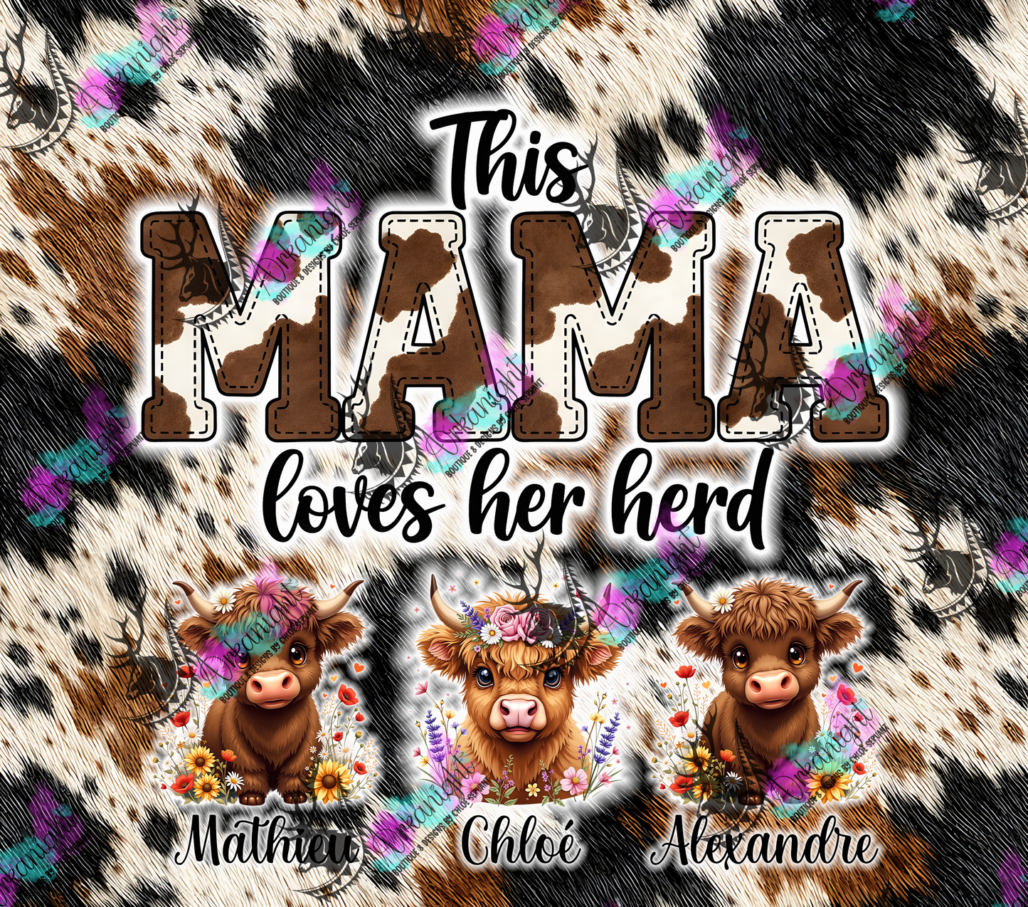 Numérique - Collection Fête des mères 2026 - Mama's Herds - Vierge , 1 à 6 enfants