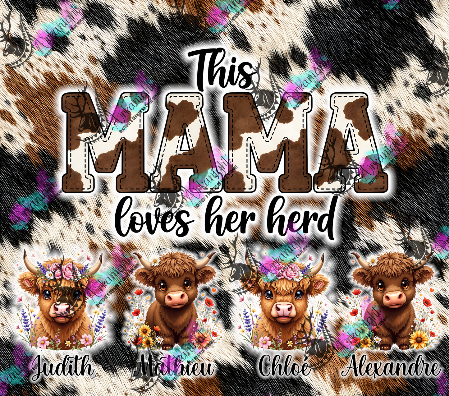 Numérique - Collection Fête des mères 2026 - Mama's Herds - Vierge , 1 à 6 enfants