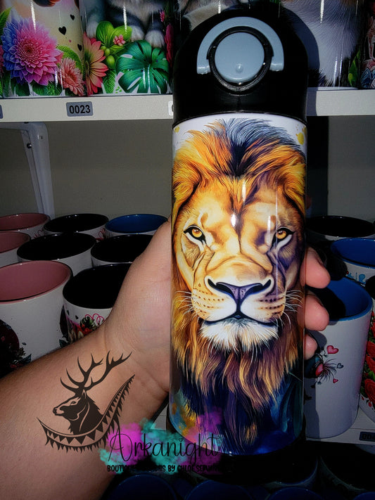 Gourde pour enfant - Sur Commande - Lion Réaliste