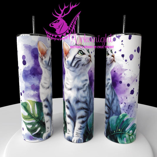 Gourde sur commande - Collection Watercolor Realism - Bengal Snow