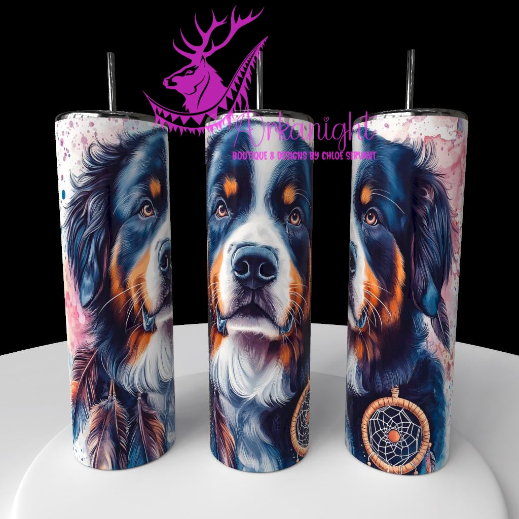 Gourde sur commande - Collection Watercolor Realism - Bouvier Bernois