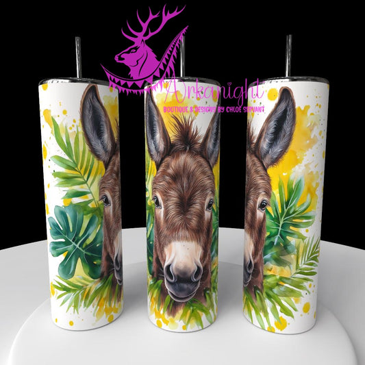 Numérique - Collection Watercolor Realism - Âne