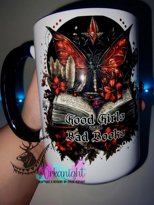 Tasse en céramique sur commande - Collection Lecture - Dark Romance - Good Girls read bad Books