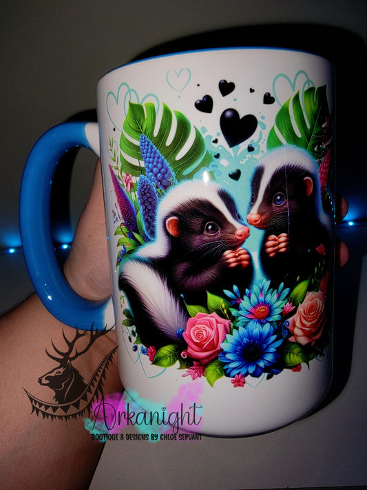 Tasse en céramique sur commande - Collection Saint-Valentin 2026 - Couple de Moufette
