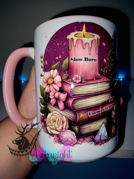 Tasse en céramique sur commande - Collection Lecture - Dark Romance - Slow Burn - Enemies to lovers