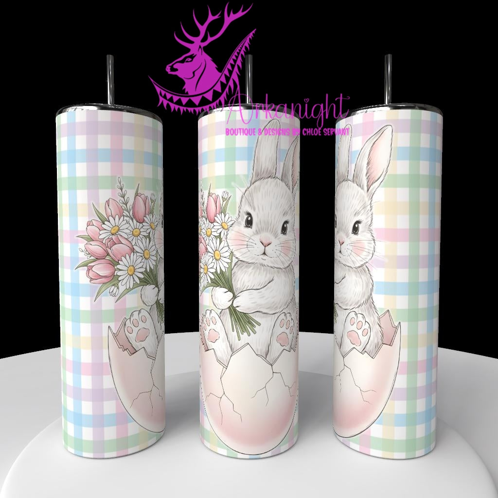 Gourde sur commande - Collection Pâques 2026 - Vintage - Cute Minimalist Bunny