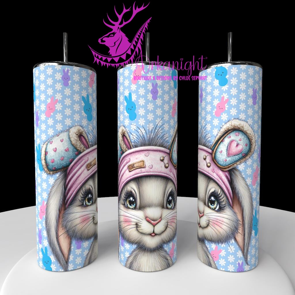 Gourde sur commande - Collection Pâques 2026 - Vintage - Cute Blue Bunny