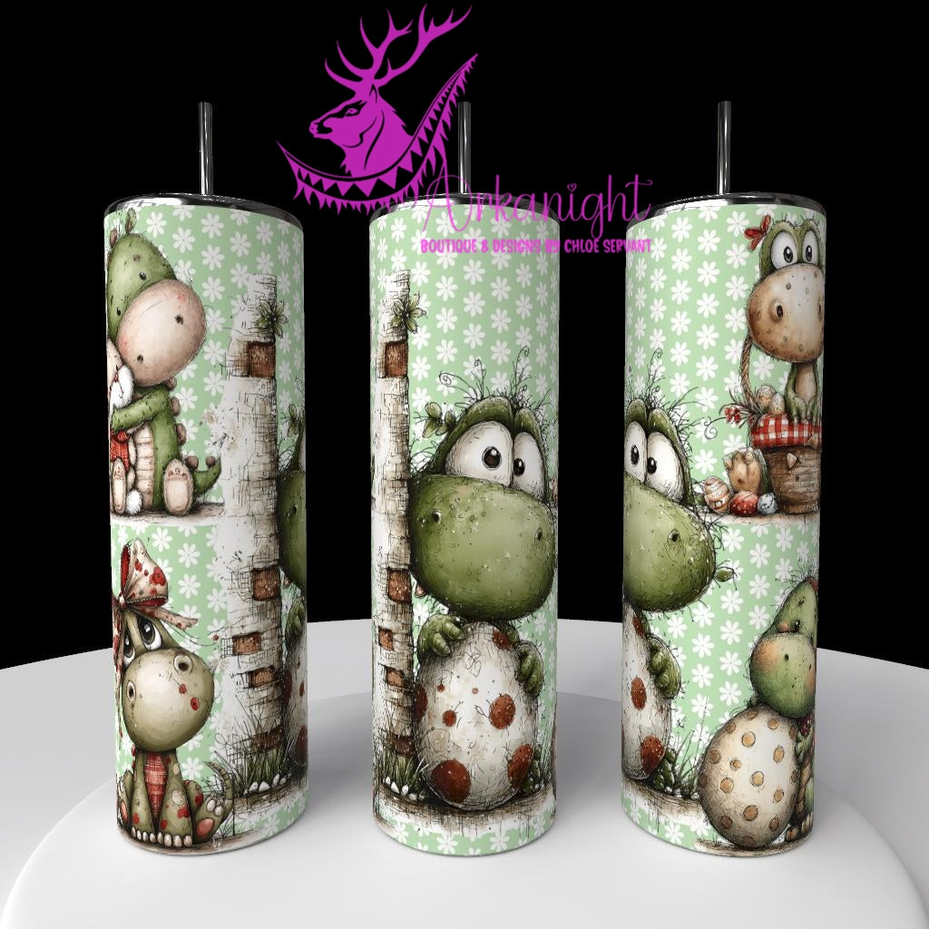 Gourde sur commande - Collection Pâques 2026 - Vintage - Cute Dino