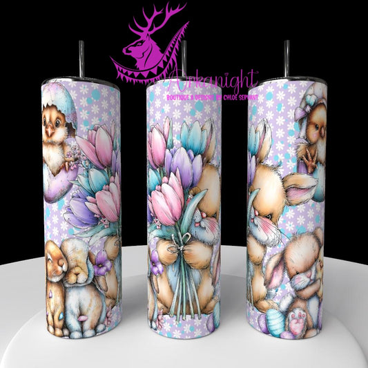 Numérique - Collection Pâques 2026 - Vintage - Purple Bunny and Chiks