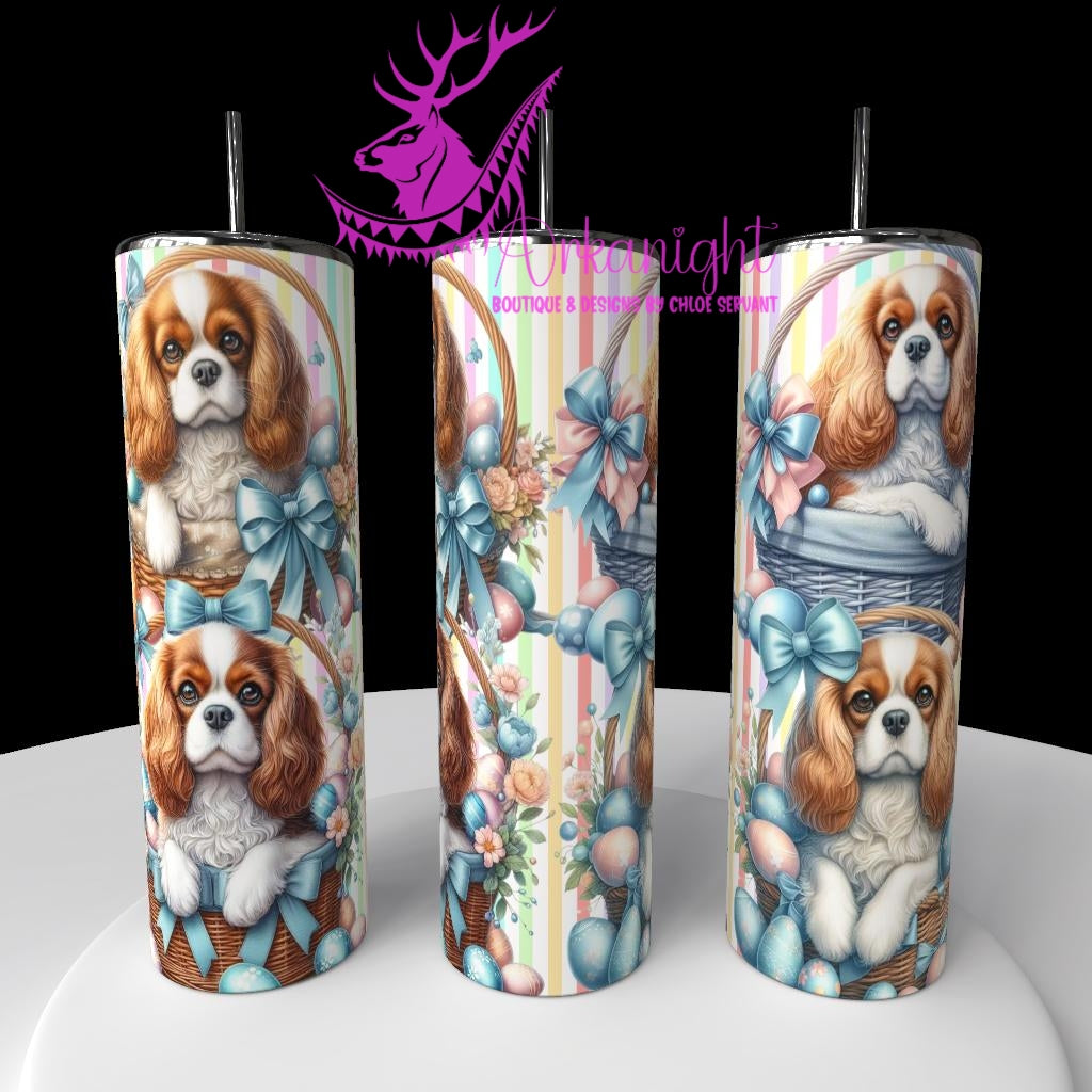 Gourde sur commande - Collection Pâques 2026 - Chiens - Cavalier King Charles
